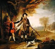 Johann Zoffany The Third Duke of Richmond out Shooting with his Servant painting